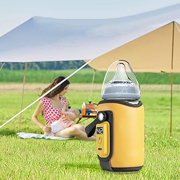 Chauffe biberon nomade - USB portable / Chauffbib'nomade Jaune