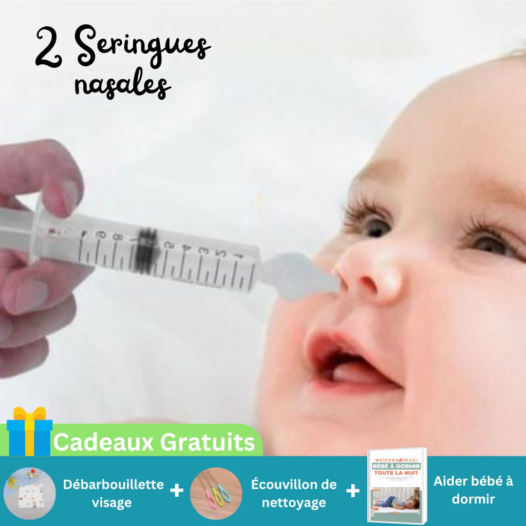 Seringue nettoyage du nez/ BabyCleanNose™ - Des petits pieds qui poussent